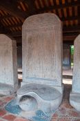Travel photography:Doctor´s Stelae at the Temple of Literature in Hanoi, Vietnam