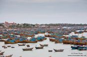 Travel photography:Fishing fleet at Mui Ne , Vietnam