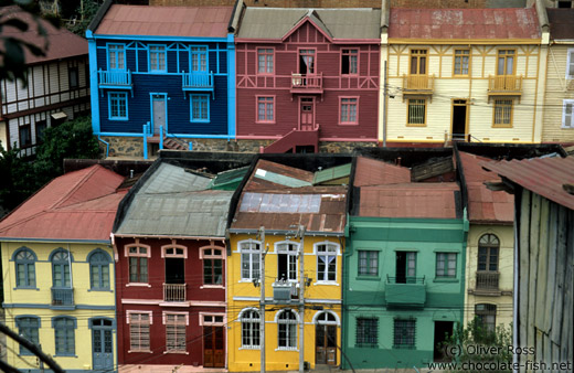 Old houses in Valparaiso