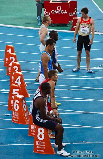 Start of the 100m Men´s Semi-Final