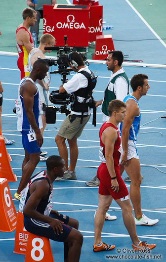 Start of the 100m Men´s Semi-Final