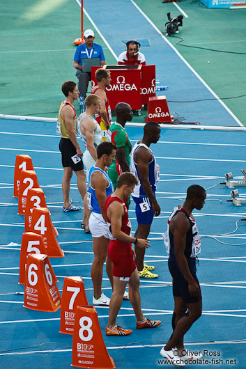 Start of the 100m Men´s Semi-Final