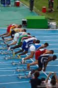 Travel photography:Start of the 100m Men´s Semi-Final, Spain