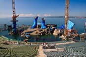 Travel photography:Bregenz Seebühne (stage in the lake), Austria