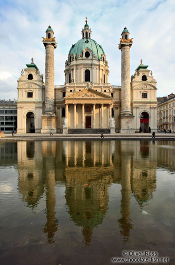 The Karlskirche in Vienna
