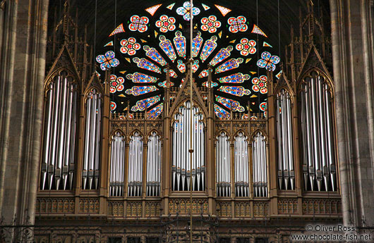 Organ inside Vienna´s Votivkirche