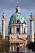 Travel photography:The Karlskirche in Vienna, Austria