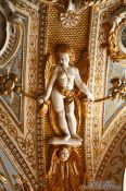 Travel photography:Angel sculpture at the ceiling of the St. Michael church in Vienna, Austria