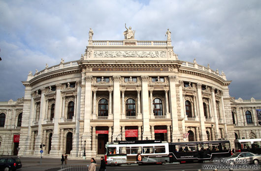 The Burgtheater in Vienna