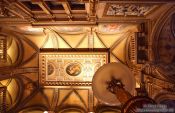 Travel photography:Ceiling inside the Vienna State Opera, Austria