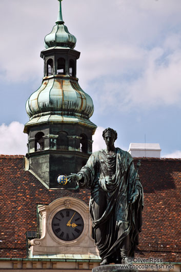 The Amalienburg with astronomical clock