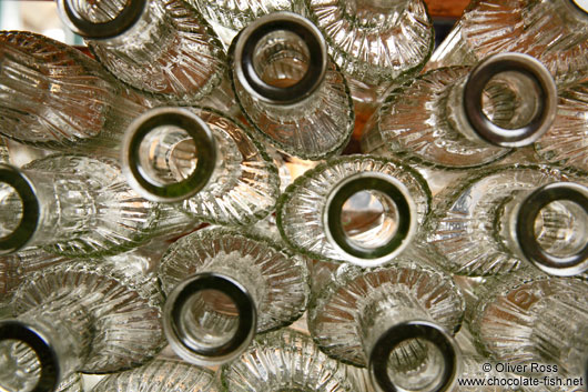 Vienna Naschmarkt glass bottles 