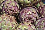 Travel photography:Artichokes at the Vienna Naschmarkt, Austria