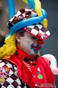 Travel photography:Vienna Street clown , Austria