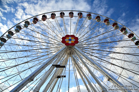 Modern ferris wheel at Vienna´s Prater