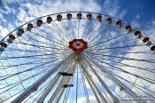 Travel photography:Modern ferris wheel at Vienna´s Prater, Austria