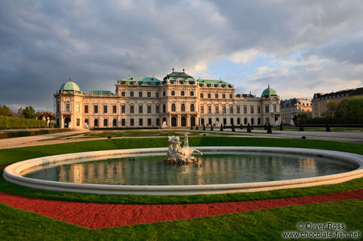 The lower Belvedere with fountain
