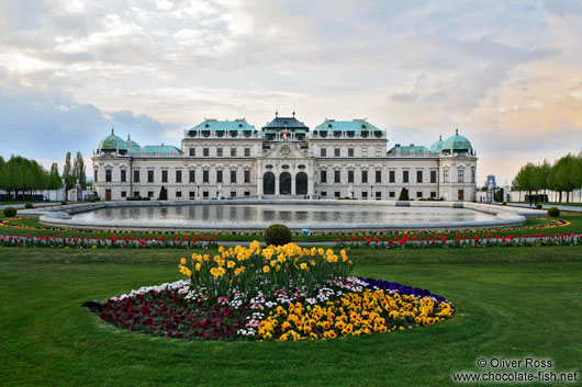 Belvedere palace with gardens 