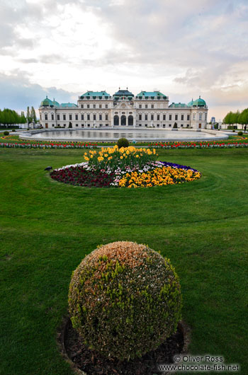 Belvedere palace with gardens 