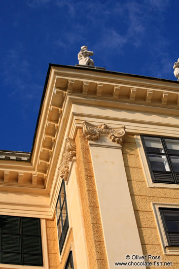 Schönbrunn palace facade detail