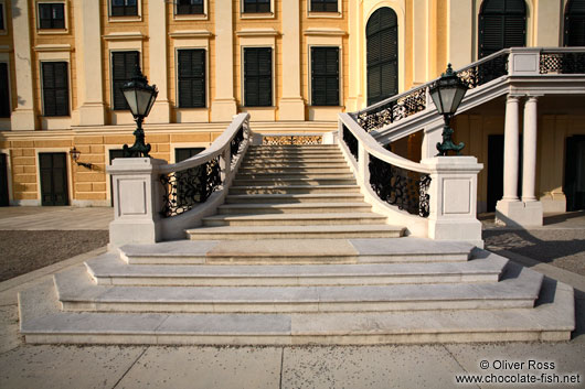 Staircase at Schönbrunn palace 