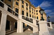 Travel photography:Staircase at Schönbrunn palace , Austria