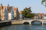 Travel photography:Houses in Bruges, Belgium