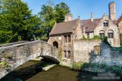 Travel photography:Old houses in Bruges, Belgium