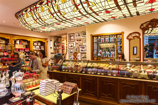 Chocolatier in the Saint Hubertus gallery in Brussels