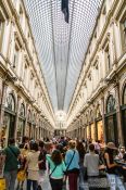 Travel photography:Saint Hubertus gallery in Brussels, Belgium