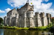 Travel photography:Ghent Gravensteen castle, Belgium