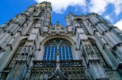 Travel photography:Antwerp cathedral facade, Belgium