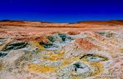 Travel photography:Vents (fumaroles) at the Geyser Sol de Mañana, Bolivian Altiplano, Bolivia