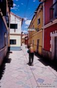 Travel photography:Street in Potosi, Bolivia