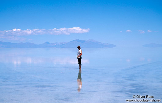 The Salar de Uyuni.