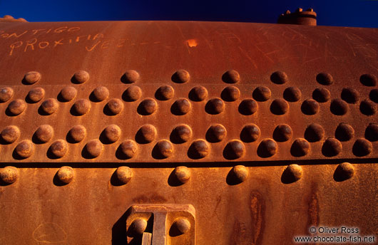 Locomotive steam boiler detail