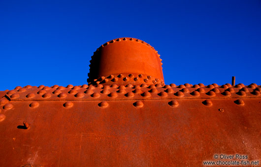 Locomotive steam boiler detail