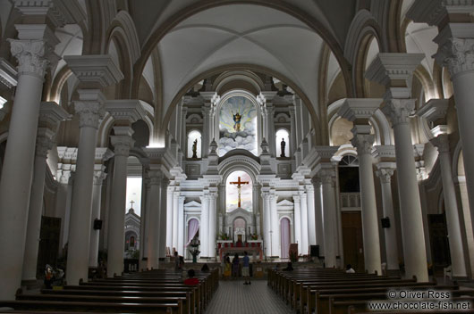 Inside the Catedral de São Sebastião in Ilheus