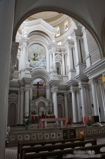 Inside the Catedral de São Sebastião in Ilheus