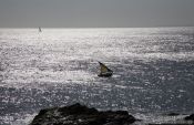 Travel photography:Traditional Bahia Saveiro boat in Salvador, Brazil