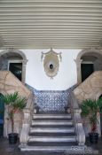 Travel photography:Staircase inside a church in Salvador, Brazil