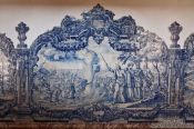 Travel photography:Tiles outside the Igreja de São Francisco Salvador, Brazil