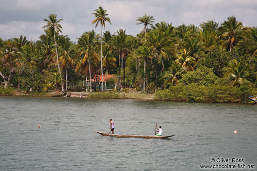 Boating along Boipeba Island