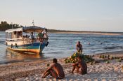 Travel photography:Loading of coconuts on Boipeba Island, Brazil