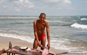 Travel photography:Boipeba Island fisherman, Brazil