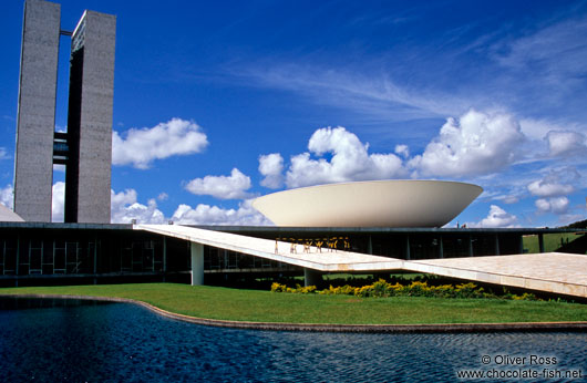 Parliament building in Brasilia