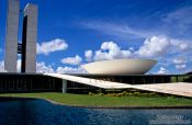 Travel photography:Parliament building in Brasilia, Brazil