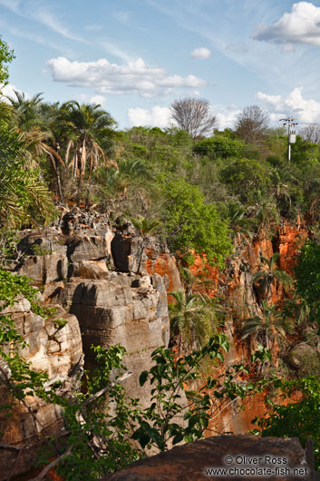 Landscape above the Gruta da Lapa Doce near Lençóis