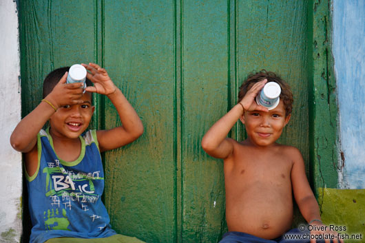 Two boys in Lençóis