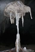 Travel photography:Structure of stalagmites and stalagtites in the Gruta da Lapa Doce near Lençóis, Brazil